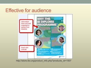 Effective for audience




     http://store.ibo.org/product_info.php?products_id=1507
 