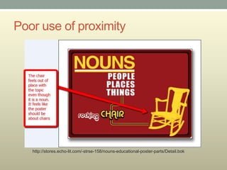 Poor use of proximity




   http://stores.echo-lit.com/-strse-158/nouns-educational-poster-parts/Detail.bok
 