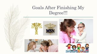 Goals After Finishing My
Degree!!!
 