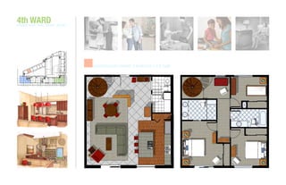 4th use: live. work. shop.
mixed
      WARD




                             condominium model: 3 bedroom | 2.5 bath
 