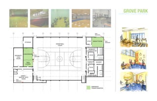 GROVE well being.
                                                                                                                      community: social.
                                                                                                                                         PARK



A                B              C             D   E      F         G   H   I               NEW          J
                                                                                           WINDOWS




                                                                               STOR.    WEIGHT ROOM         NEW
                      STORAGE                                                                               WINDOWS
                                                      BASKETBALL
                                                        COURT


                                                                                 WOMEN’S
                                                                               LOCKER ROOM

                     CONCESSIONS
    AEROBICS /                      NEW                                           STOR.
                                    WINDOWS
      YOGA
      ROOM

                                                                               COACH’S
                        TEEN                                                                SHOWER
                                                                                OFFICE
                       LOUNGE

                                                                                  STOR.


STOR.
                                                                                  MEN’S
           DANCE /                                                             LOCKER ROOM
         MARTIAL ARTS
            ROOM
     NEW
     MIRRORS




                                                                                       DIMENSION
                                                                                       TRANSFORMATION
 
