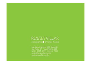 Portfolio Renata Villar