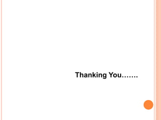 Thanking You…….
 