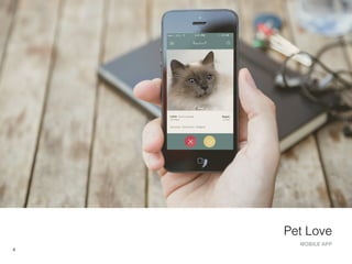 4
Pet Love
MOBILE APP
 