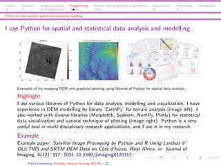 Portfolio in Cartography and Remote Sensing | PPT