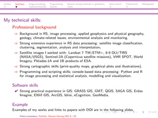 Portfolio in Cartography and Remote Sensing | PPT