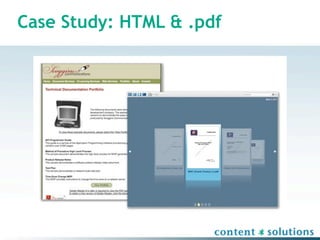 Case Study: HTML & .pdf
 