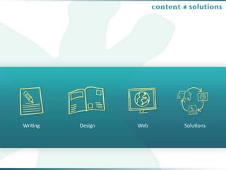 Wri$ng   Design   Web   Solu$ons
 
