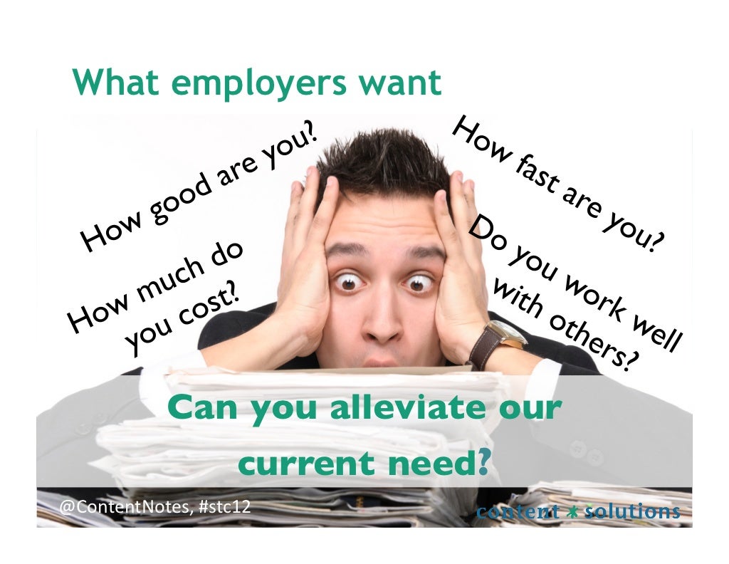 What employers want Can you