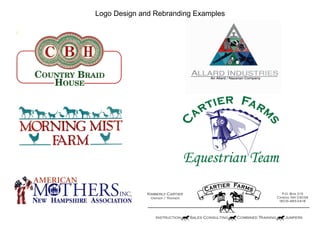Logo Design and Rebranding Examples
 