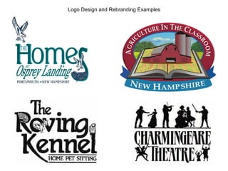 Logo Design and Rebranding Examples
 