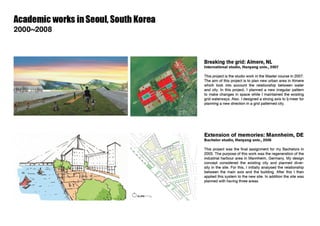 Portfolio sanghyun lee