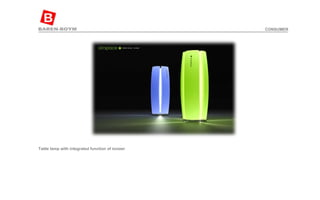 Table lamp with integrated function of ionizer CONSUMER 