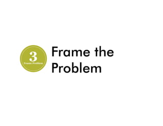 3 Frame the
     Problem
Frame Problem
 