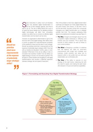 A Portfolio Strategy To Execute Digital Transformation | PDF