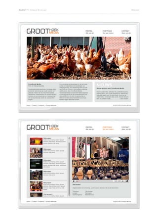 Studio T77 Ontwerp  Concept   Websites
 