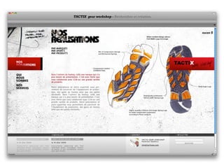 TACTIX gear workshop - Recherches et création.
 