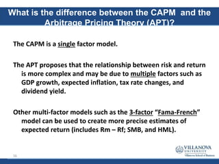 MBA 8480 - Portfolio Theory and Asset Pricing | PPTX