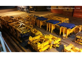 Portable Conveyor Machines (PMCs) – Dalian - CHINA
 
