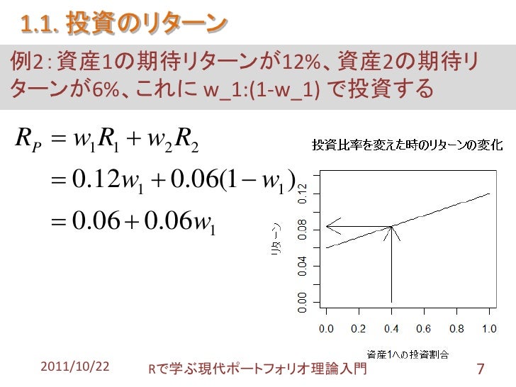 Rで学ぶ現代ポートフォリオ理論入門 Tokyor 18