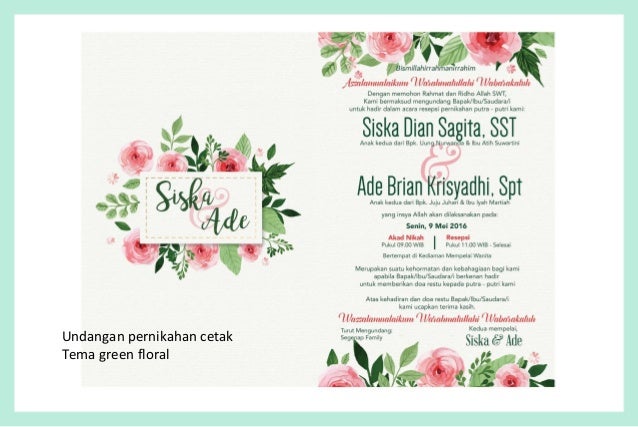 Contoh Invitation Card Yang Bagus Contoh L