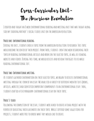 Formathinstruction,itypicallyalwaysbeginwithapre-assessment.Thisprovidesmewithabaselineforgroupingmy
students.Whileiusuallyhave4-5groups,thisdependsonmylearners.groupsarekeptveryflexible,andstudentsmoveinand
outofagroupdependingontheirunderstandingofthecontentbeingtaughtatthattime.
Duringourmathblock,Imeetwithonegroupperdaytoteachorre-teachamini-lesson.oncethelessonisover,irotate
aroundtomyremaininggroupstocheckinwiththem.studentsareheldaccountableforhelpingeachotherwithintheir
groupsandmakingsuregroupmembersstayontask.
Math Workshop
 