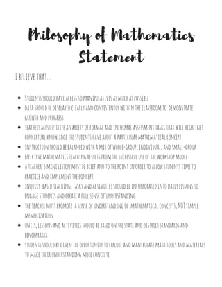 Collaboration & Leadership
Iamahugeadvocateforprovidingmystudentswithcountlessopportunitiestocollaborateandsharewitheachother.As21st
centurylearners,studentsneedplentyofexperiencesinordertodevelopleadershipskillsandanappreciationforthethoughts
ofothers.Inmyclassroom,youwillseestudentsworkingwitheachother,learningfromoneanother,andappreciatingeach
other.
 