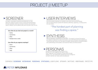 PROJECT // MTA GoRide
PROJECT BRIEF
TOOLS USED
TIME
For this project, my team and I were assigned the task of
picking an existing brand with a problem, and find the solution
through user interviews, user testing, research, and design.
The problem with MTA, is that it is an inconvienience to
constantly remember to refill your card, and keep track of it.
14 Days to complete a high fidelity,
clickable prototype with research to support
our solutions and findings.
OVERVIEW | SCREENER INTERVIEWS PERSONAS SYNTHESIS | USER FLOWS SITEMAPS SKETCHES WIREFRAMES PROTOTYPE
 