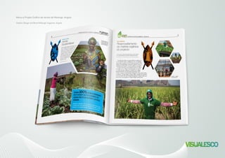 Marca e Projeto Gráfico de revista de Malange, Angola.
Graphic Design and Brand Malange magazine, Angola.
 