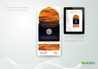 Email-mkt para o Restaurante Maria Mata Mouro.
Email marketing for the Maria Mata Mouro Restaurant.
O uso da moldura com uma silhueta marroquina
para inserir o conteudo deixou o layout fluído.
The use of the frame with a moroccan silhouette to enter
the content has left the layout fluid.
 