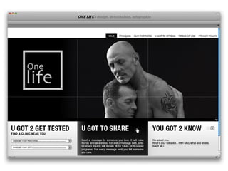 ONE LIFE - design, deéclinaison, infographie
 