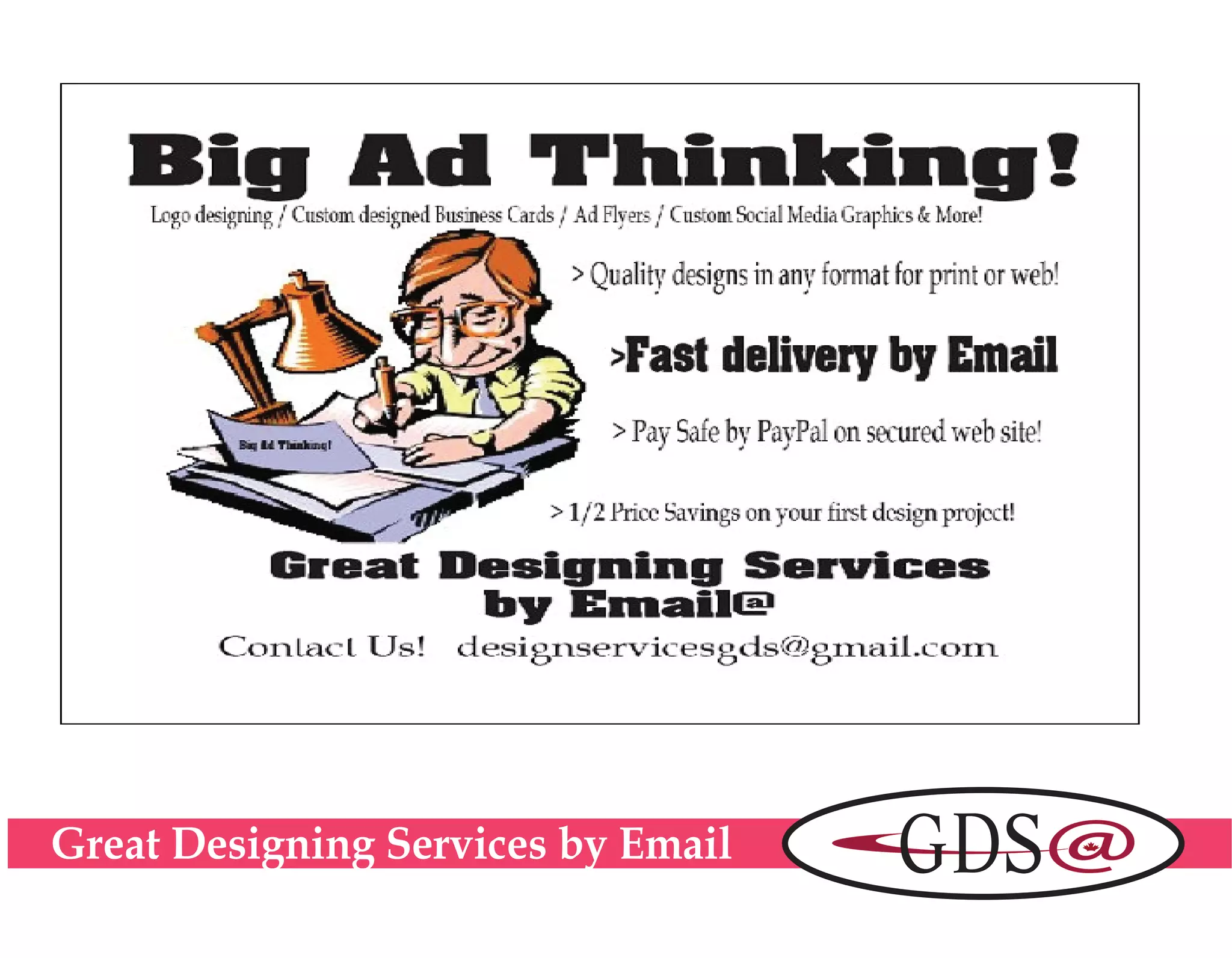 Great Designing Services by Email