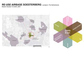 RE-USE AIRBASE SOESTERBERG      Landport, The Netherlands
Master Studies TU-Delft, 2007
 