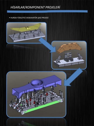 HİSARLAR/KOMPONENT PROJELERİ
 HURDA YÜKLEYİCİ EKSKAVATÖR ŞASİ PROJESİ
 