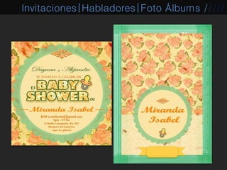 Invitaciones|Habladores|Foto Álbums /////
 