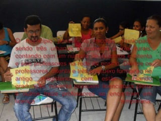 O município possui 46 escolas municipais, sendo três urbanas e quarenta e três rurais, contando com um número de duzentos e oitenta e seis professores na rede de ensino. Dientre os professores, oitenta e três possuem formação no antigo magistério, cem estão cursando graduação, noventa possuem licenciatura plena e outros treze professores se encontram em licença temporária.