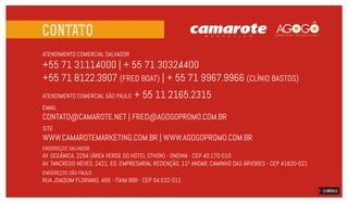 Portfólio Camarote Agogô 