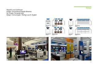 Retail
Magazile Luiza (Gad’design)
Projeto: Concorrência Estação Bohemia
Dir. Projeto: Fernanda Leita
Design / Comunicação : Rodrigo Luiz D. Guglieri




                                                      13
 