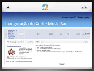 Inauguração do Xerife Music Bar
Alcançamos 22.104 pessoas
 