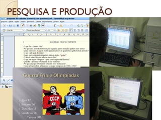 PESQUISA E PRODUÇÃO
 