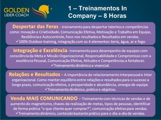 1 – Treinamentos In Company – 8 Horas 