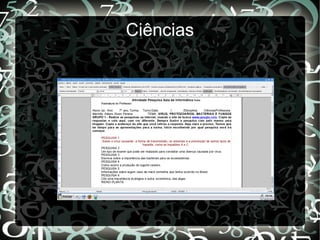 Ciências
 
