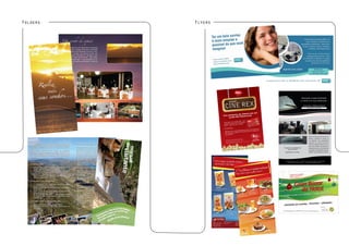 Folders

Flyers

APRESENTA

CINE REX
Promoção

a com seu
tos de cinem d.
Viva momen
astercar
rtão REX M
ca
e nas
seu cartão REX
Faça agora
00 ganhe
ma de R$100,
compras aci
para cinema*.
so
grátis 1 ingres

.
E tem mais..

de
Cine Center
stercard no
cartão REX Ma
na compra de
Apresente seu ganhe 50% de desconto
es e
Três Coraçõ
*.
seu ingresso*

cumulativa.
promoção não es de ingressos.
cupom ﬁscal,
estoqu
*Valor em único enquanto durarem os
*Promoção válida
por cartão.
01/03/10.
de 1 ingresso
01/12/09 até
para compra
entre os dias
**Desconto válido
da à domingo,
válida de segun
**Promoção

Rex
Só no mais
m
você te

 