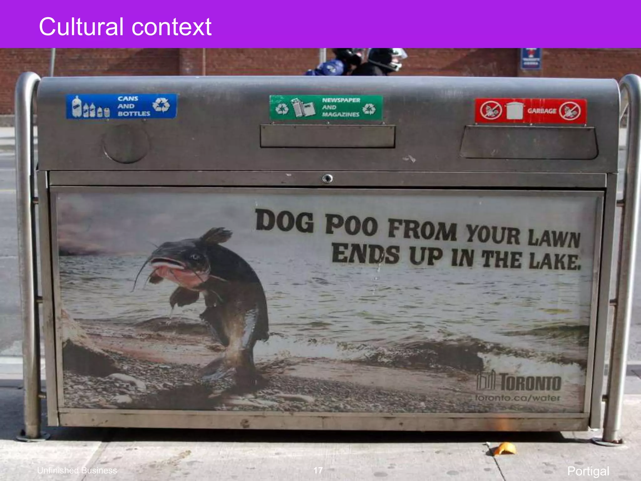 Cultural contextPortigalUnfinished Business17