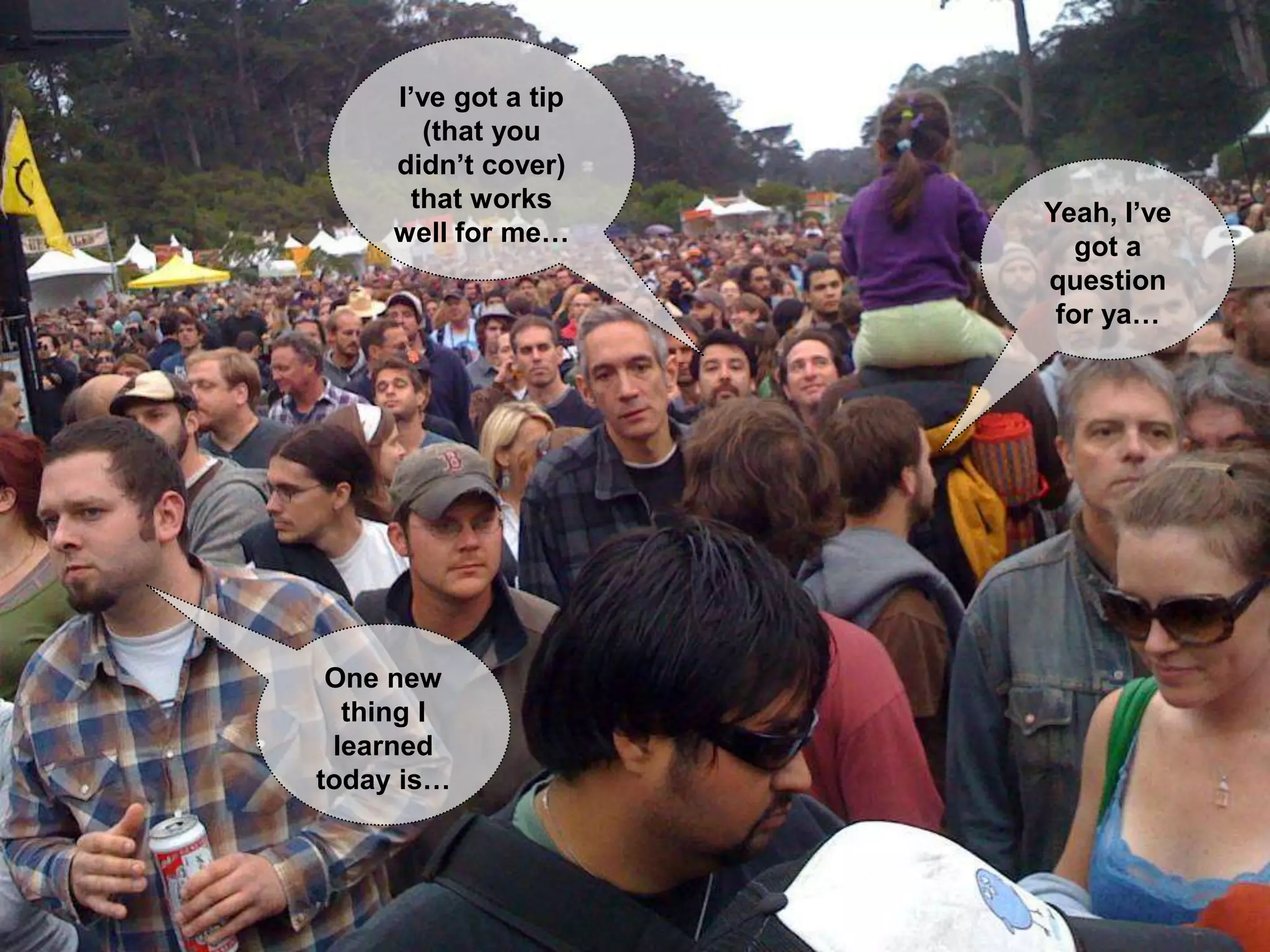 Exercise: Prepare to share (2 minutes)Rapidly align on your team’s best ideas and messageChoose a messengerThe wise team will choose a bold, expressive spokesperson