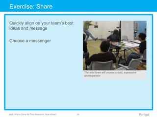 Exercise: Click to edit Share 
Master title style 
Quickly align on your team’s best 
ideas and message 
Choose a messenge...