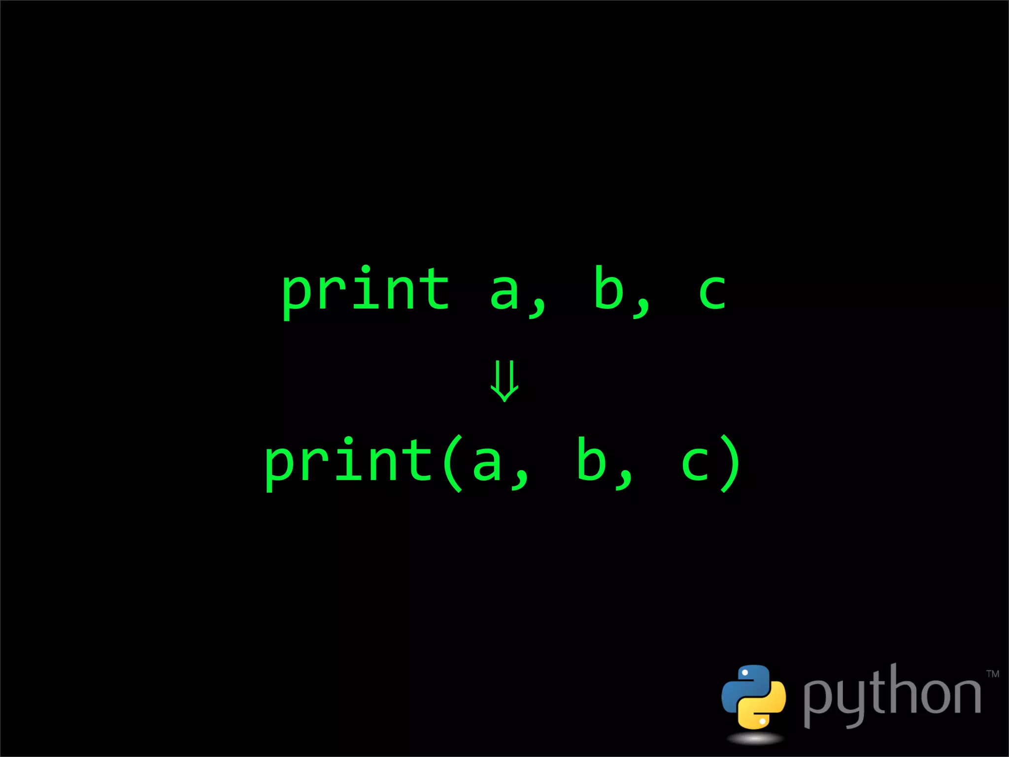 OSCON 2008: Porting to Python 3.0