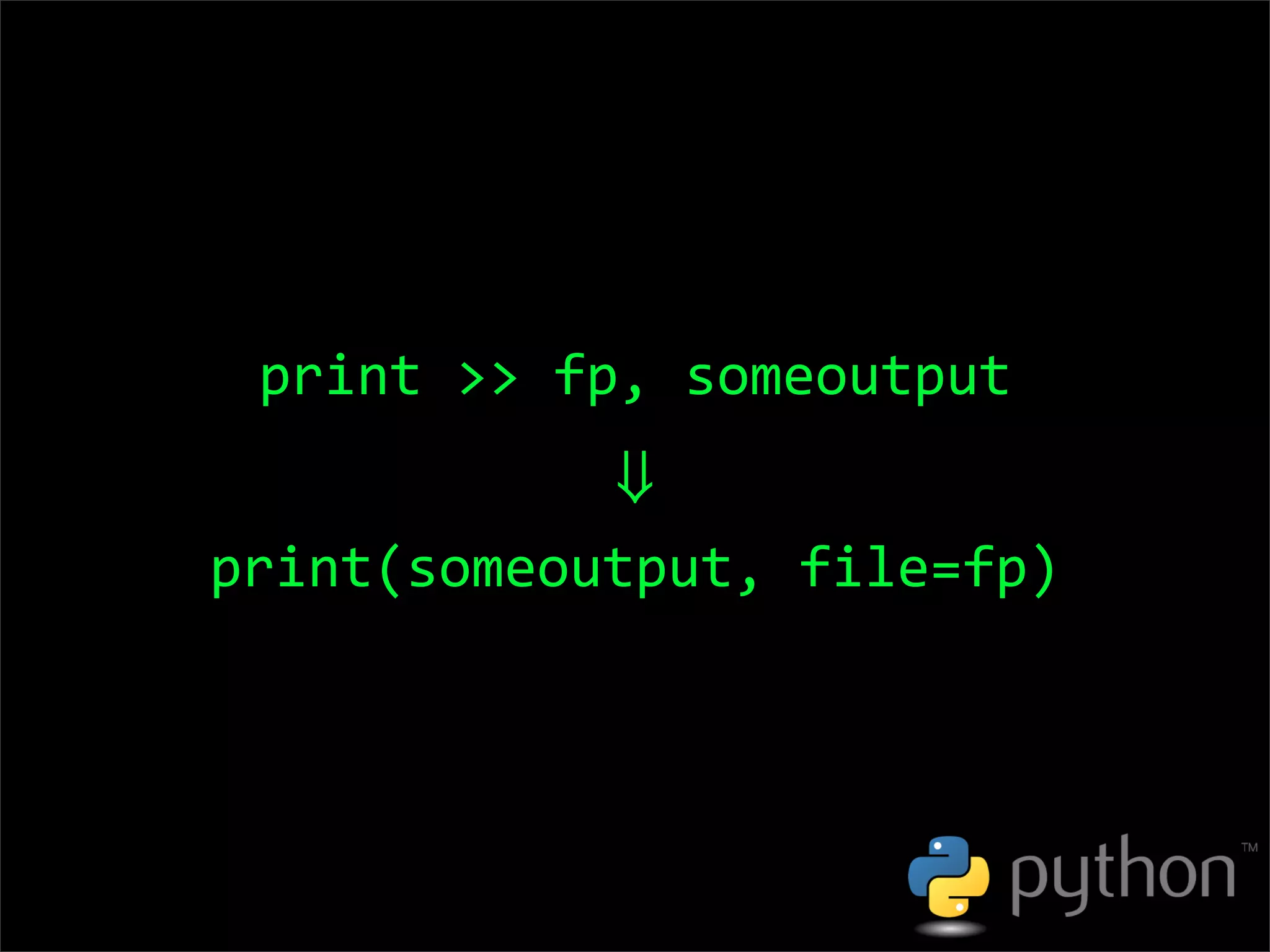 OSCON 2008: Porting to Python 3.0