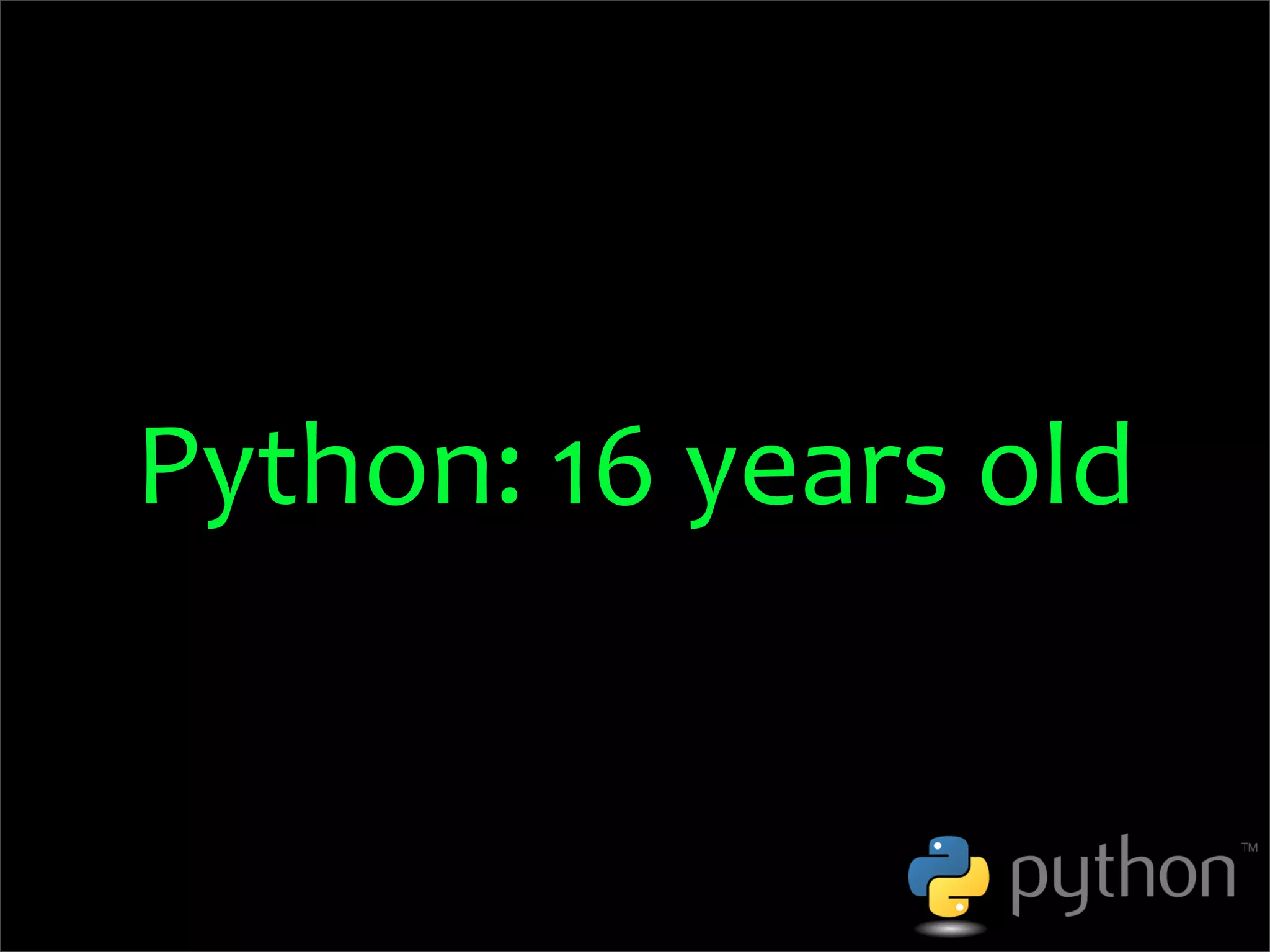 OSCON 2008: Porting to Python 3.0
