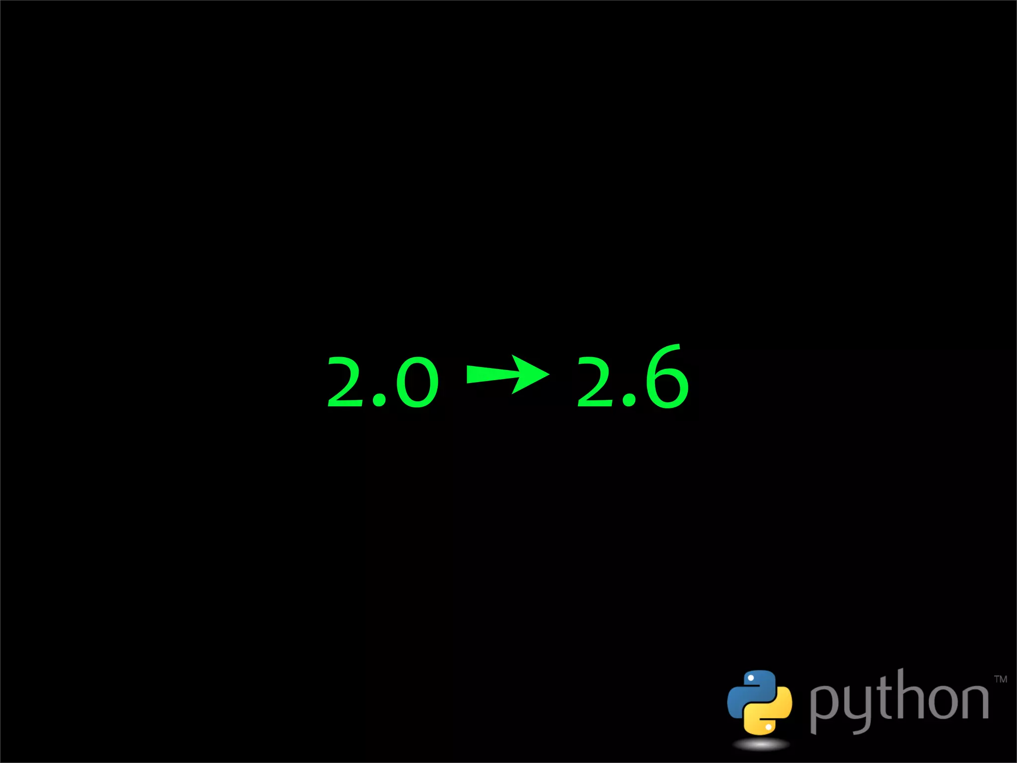 OSCON 2008: Porting to Python 3.0